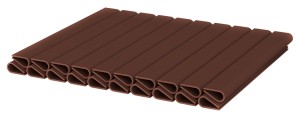 Klips do taśmy WDB PLAST BASIC LINE - brązowy 20 szt.