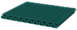 Klips do taśmy WDB PLAST BASIC LINE - zielony 20 szt.