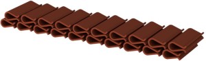  Klips do taśmy WDB PLAST BASIC LINE 47,5 mm - brązowy 20 szt.
