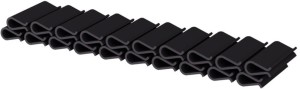  Klips do taśmy WDB PLAST BASIC LINE 47,5 mm - czarny 20 szt.