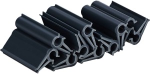 Klips montażowy do taśmy WDB PLAST PREMIUM LINE 47,5mm - antracyt 20 szt.