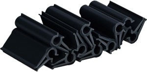 Klips montażowy do taśmy WDB PLAST PREMIUM LINE 47,5mm - czarny 20 szt.