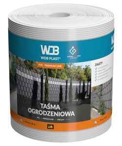 Taśma ogrodzeniowa 19 cm x 26 m - biała WDB PLAST