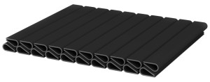 Klips do taśmy WDB PLAST BASIC LINE - czarny 20 szt.