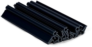 Klips montażowy taśmy WDB PLAST PREMIUM LINE - czarne 10 szt.