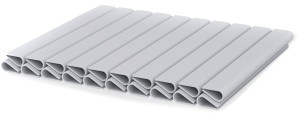 Klips do taśmy WDB PLAST BASIC LINE - szary 20 szt.